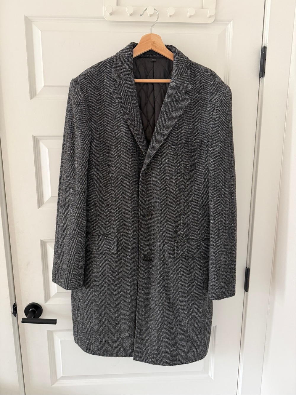 J. Crew Men's Gray Herringbone Sport Coat
